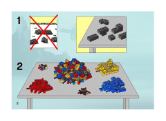 LEGO 7009 instructions page 2 – build guide