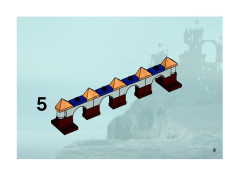 LEGO 7009 instructions page 9 – build guide