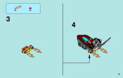 LEGO 70100 instructions page 11 – build guide