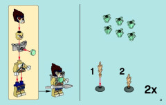 LEGO 70104 instructions page 3 – build guide