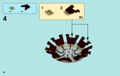 LEGO 70105 instructions page 14 – build guide