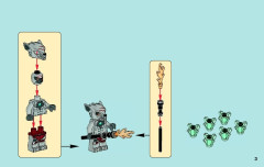 LEGO 70106 instructions page 3 – build guide