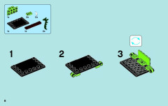 LEGO 70107 instructions page 8 – build guide