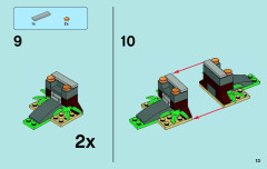 LEGO 70108 instructions page 13 – build guide