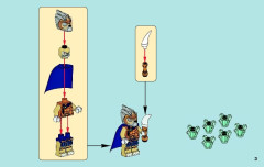 LEGO 70108 instructions page 3 – build guide