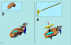 LEGO 70108 instructions page 6 – build guide
