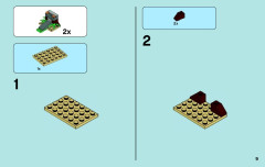 LEGO 70108 instructions page 9 – build guide