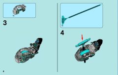 LEGO 70109 instructions page 6 – build guide