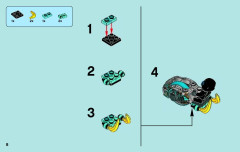 LEGO 70109 instructions page 8 – build guide