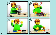 LEGO 70112 instructions page 2 – build guide