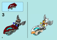 LEGO 70114 instructions page 8 – build guide