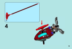 LEGO 70114 instructions page 9 – build guide