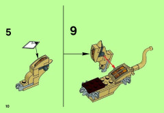 LEGO 70123 instructions page 10 – build guide
