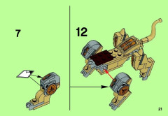 LEGO 70123 instructions page 21 – build guide