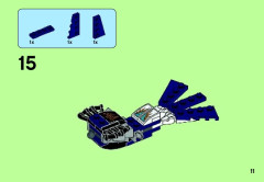LEGO 70124 instructions page 11 – build guide