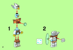 LEGO 70124 instructions page 2 – build guide