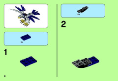 LEGO 70124 instructions page 4 – build guide