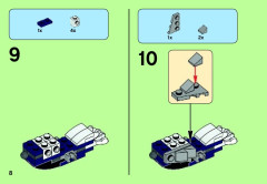 LEGO 70124 instructions page 8 – build guide