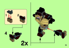 LEGO 70125 instructions page 19 – build guide