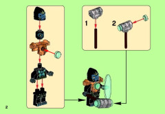 LEGO 70125 instructions page 2 – build guide