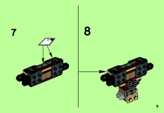 LEGO 70125 instructions page 9 – build guide