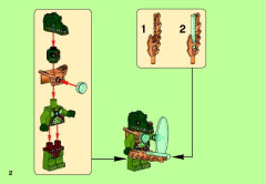 LEGO 70126 instructions page 2 – build guide