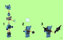 LEGO 70128 instructions page 3 – build guide