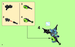 LEGO 70128 instructions page 4 – build guide