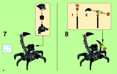 LEGO 70129 instructions page 8 – build guide