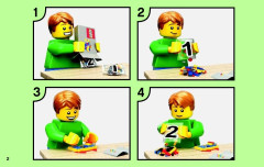 LEGO 70130 instructions page 2 – build guide