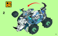 LEGO 70131 instructions page 73 – build guide