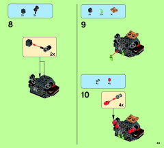 LEGO 70132 instructions page 43 – build guide