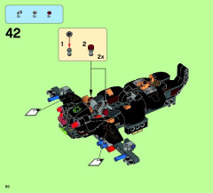 LEGO 70132 instructions page 50 – build guide