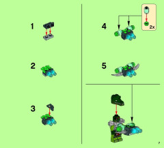 LEGO 70132 instructions page 7 – build guide