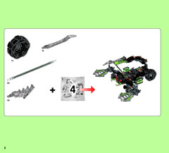 LEGO 70132 instructions page 2 – build guide
