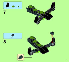 LEGO 70133 instructions page 9 – build guide