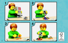 LEGO 70135 instructions page 2 – build guide