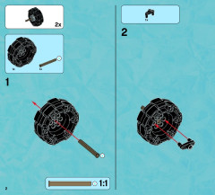 LEGO 70135 instructions page 2 – build guide