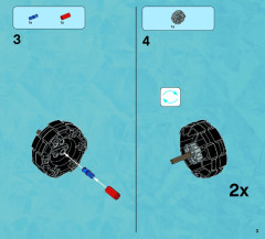 LEGO 70135 instructions page 3 – build guide