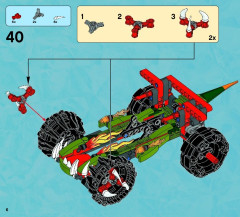 LEGO 70135 instructions page 6 – build guide