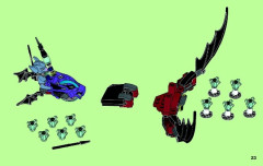 LEGO 70137 instructions page 23 – build guide