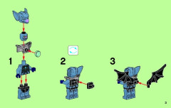 LEGO 70137 instructions page 3 – build guide