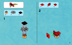 LEGO 70141 instructions page 9 – build guide