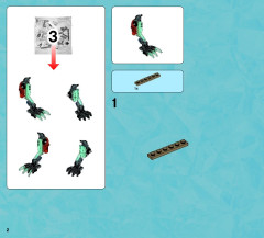 LEGO 70143 instructions page 2 – build guide