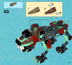 LEGO 70143 instructions page 43 – build guide