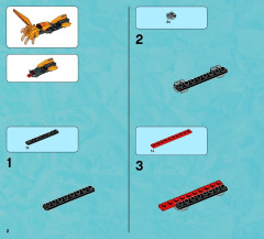 LEGO 70144 instructions page 2 – build guide