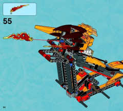 LEGO 70144 instructions page 34 – build guide