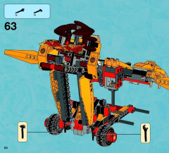 LEGO 70144 instructions page 50 – build guide