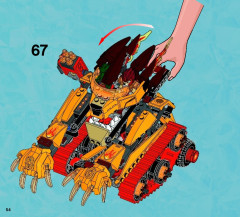 LEGO 70144 instructions page 54 – build guide