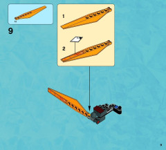 LEGO 70144 instructions page 9 – build guide
